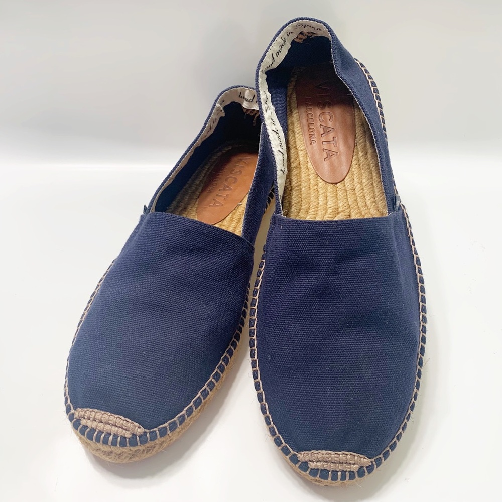 Viscata Barceloneta Canvas Espadrilles Made in Spain - Size 11US/42EU Resort